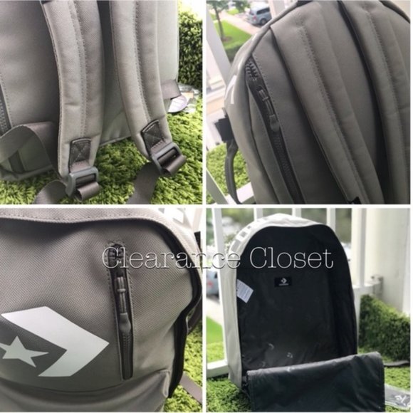 💖MEGA SALE💖SCHOOL Converse Street 22 BackpackD Marsh Grey Green 10005969-A03 - Picture 8 of 8